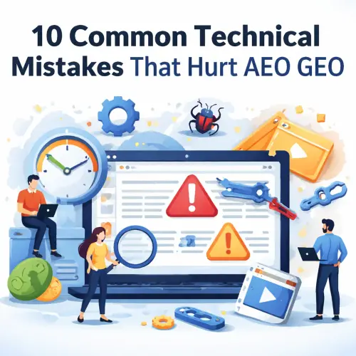 Common Technical Mistakes That Hurt AEO GEO