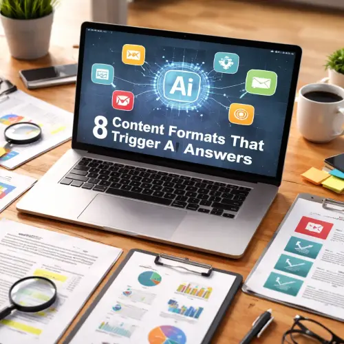 Content Formats That Trigger AI Answers, AEO GEO content formats, AI search content structure