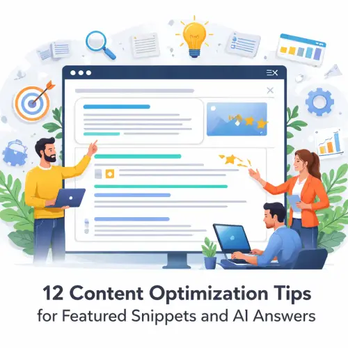 Content Optimization Tips for Featured Snippets and AI Answers