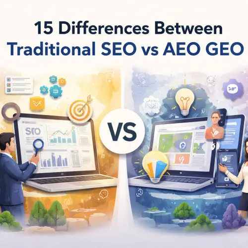 Differences Between Traditional SEO vs AEO GEO