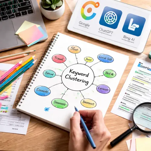 Keyword Clustering Methods for AEO GEO, what is keyword clustering in AEO GEO, how does keyword clustering improve AI search rankings