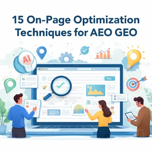 On-Page Optimization Techniques for AEO GEO