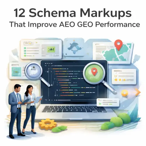 Schema Markups That Improve AEO GEO Performance